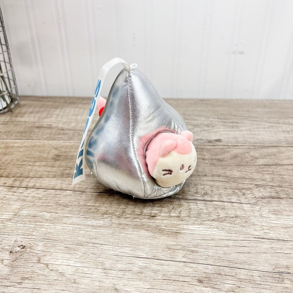 Anirollz 4" Kittiroll Hersheys Kisses Kawaii Cute‎ Plush Silver Valentine's